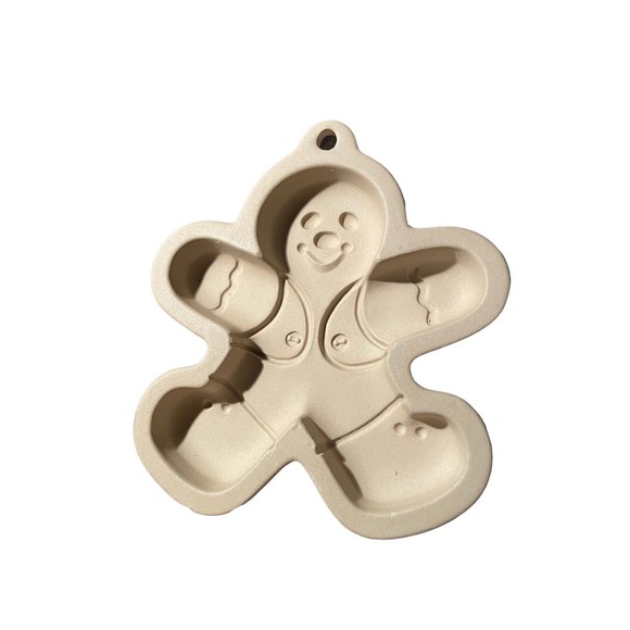 Vintage 1997 Gingerbread Cookie Mold Stoneware Wilton - Picture 1 of 2